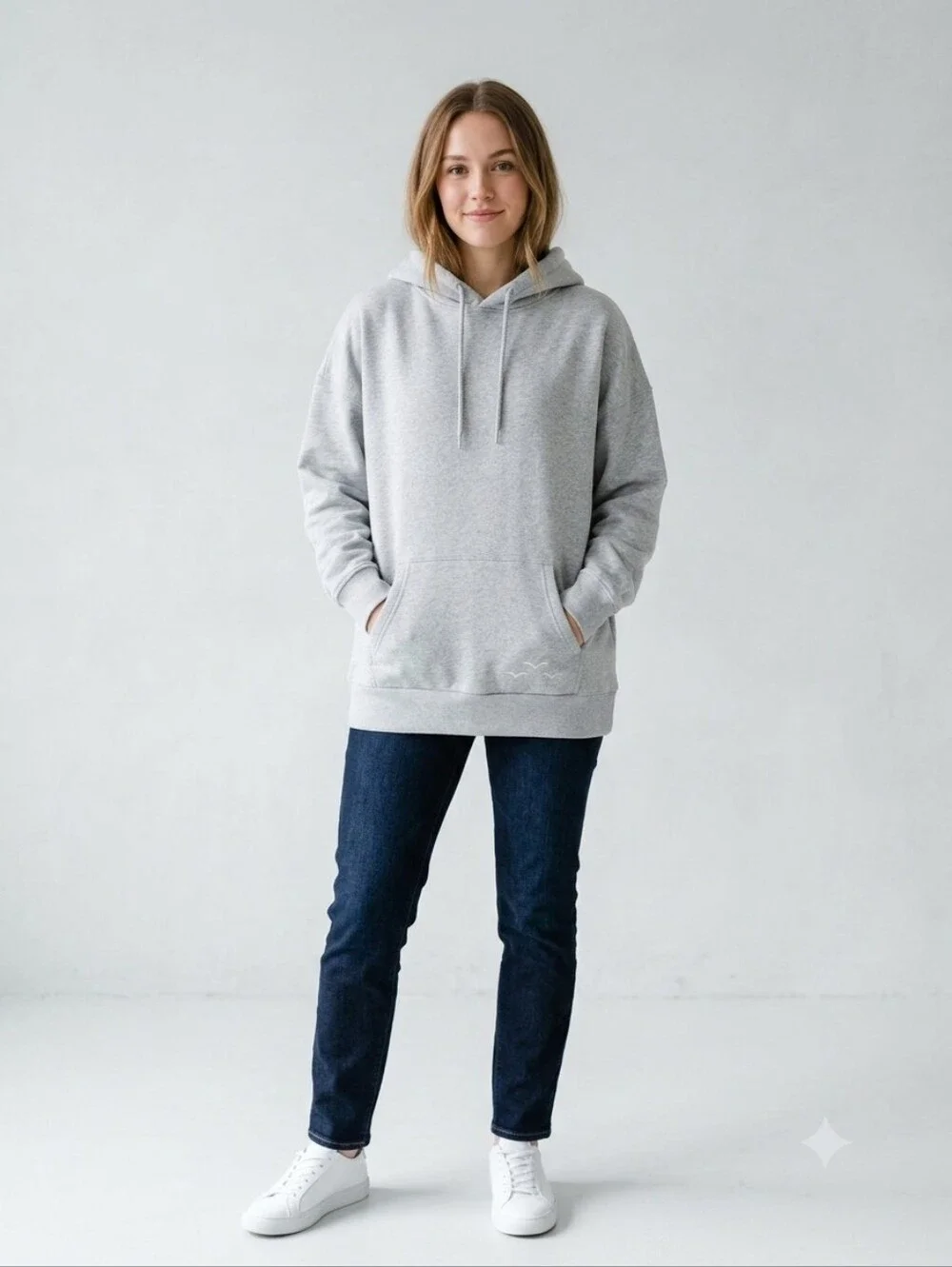 Lazypants Light Gray Pullover Hoodie - Picture 1 of 10